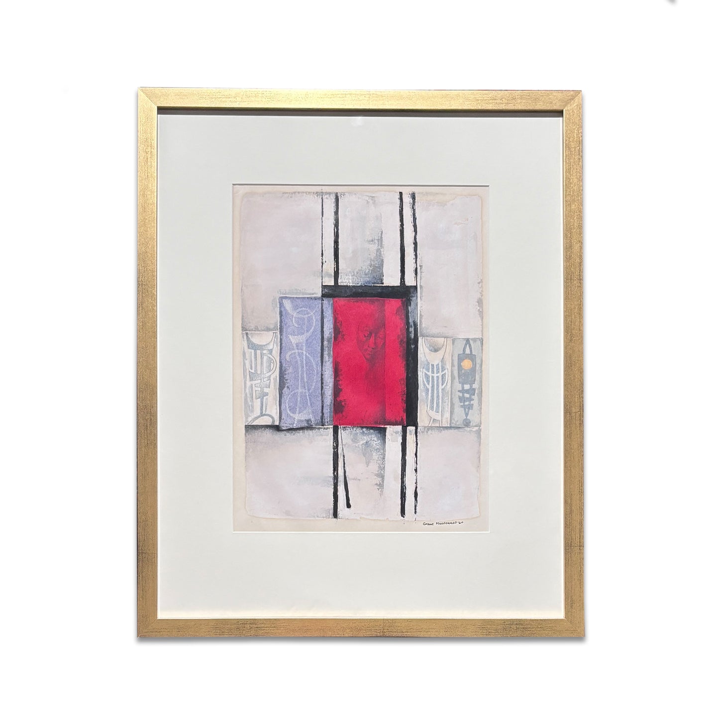 Grant Kenneth MacDonald - Screen with Mask and Forms