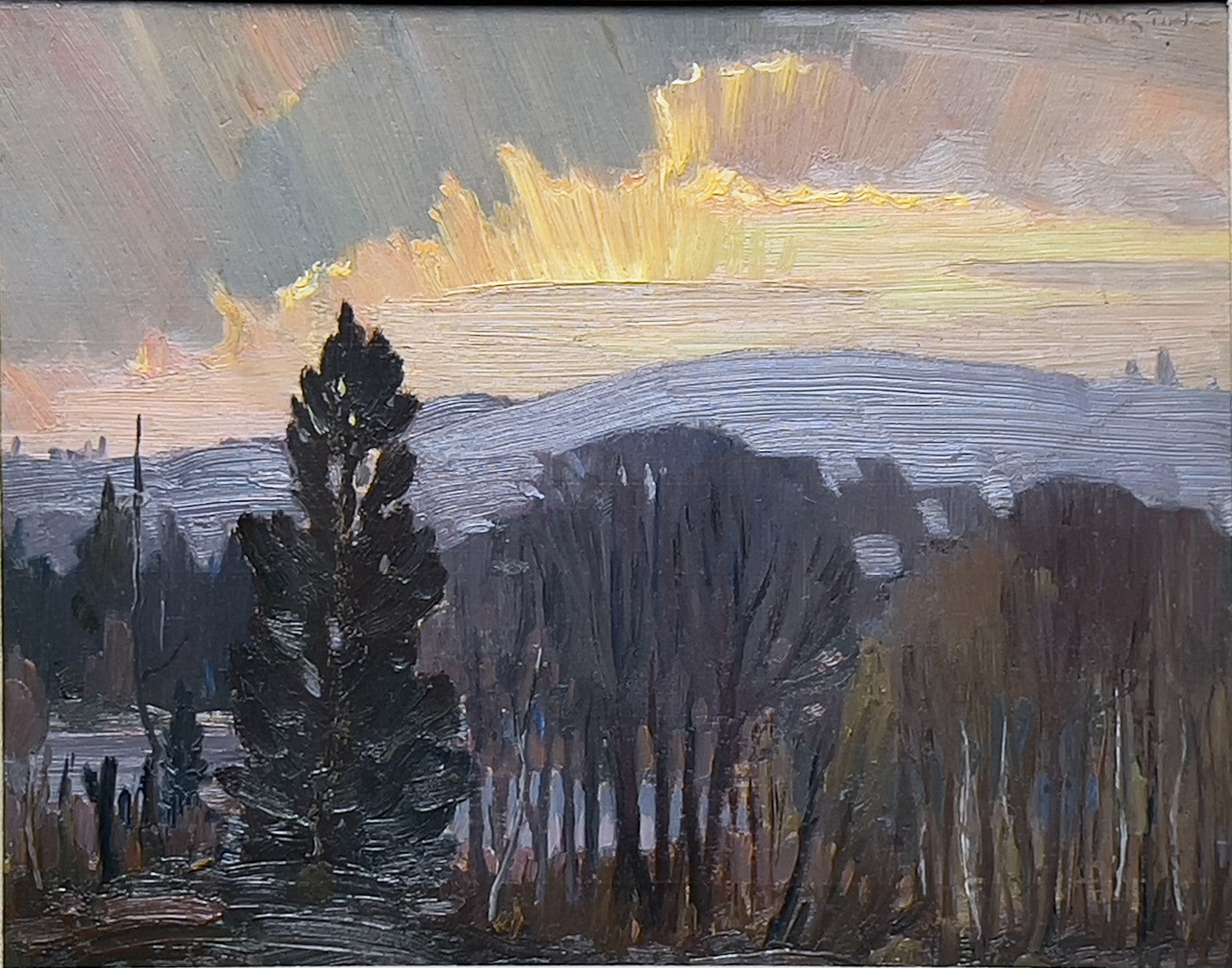 John Jack Martin - Sunset, Muskoka