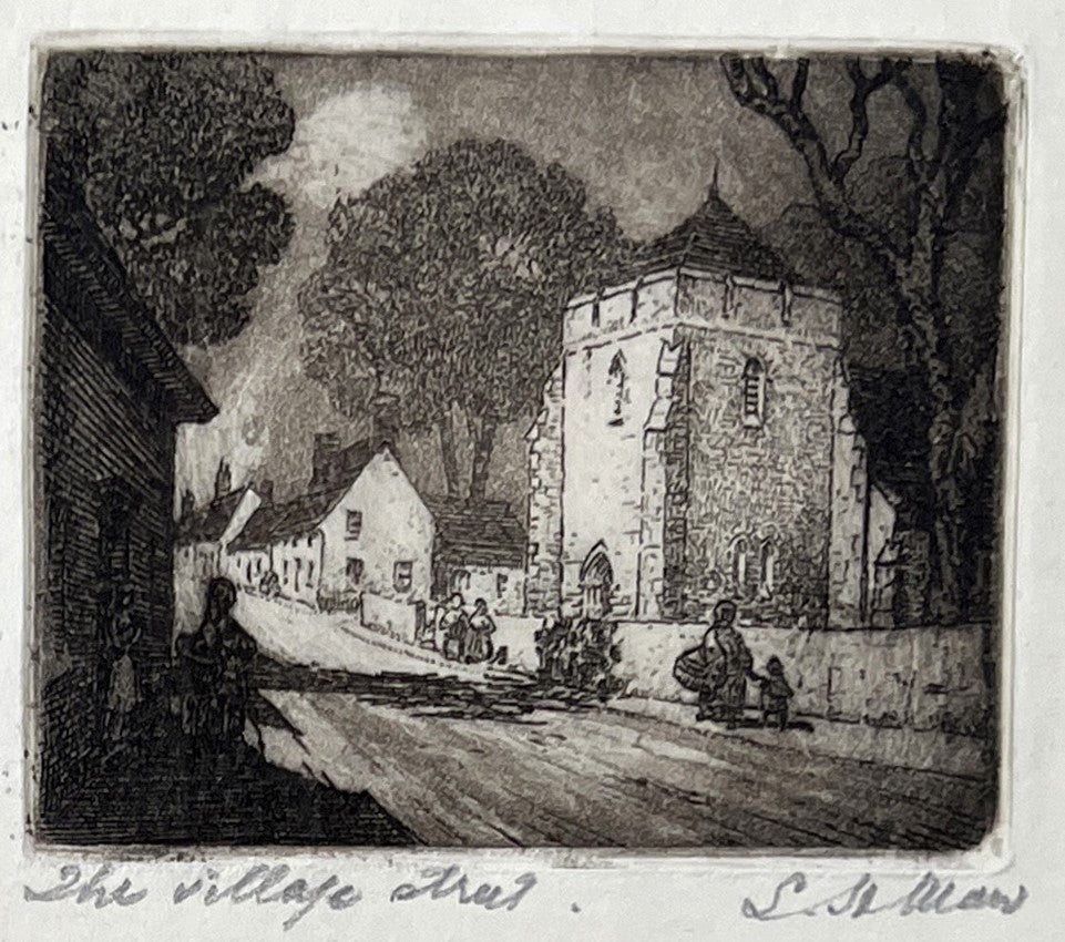 Samuel Herbert Maw - Greeting Card (The Village Street)