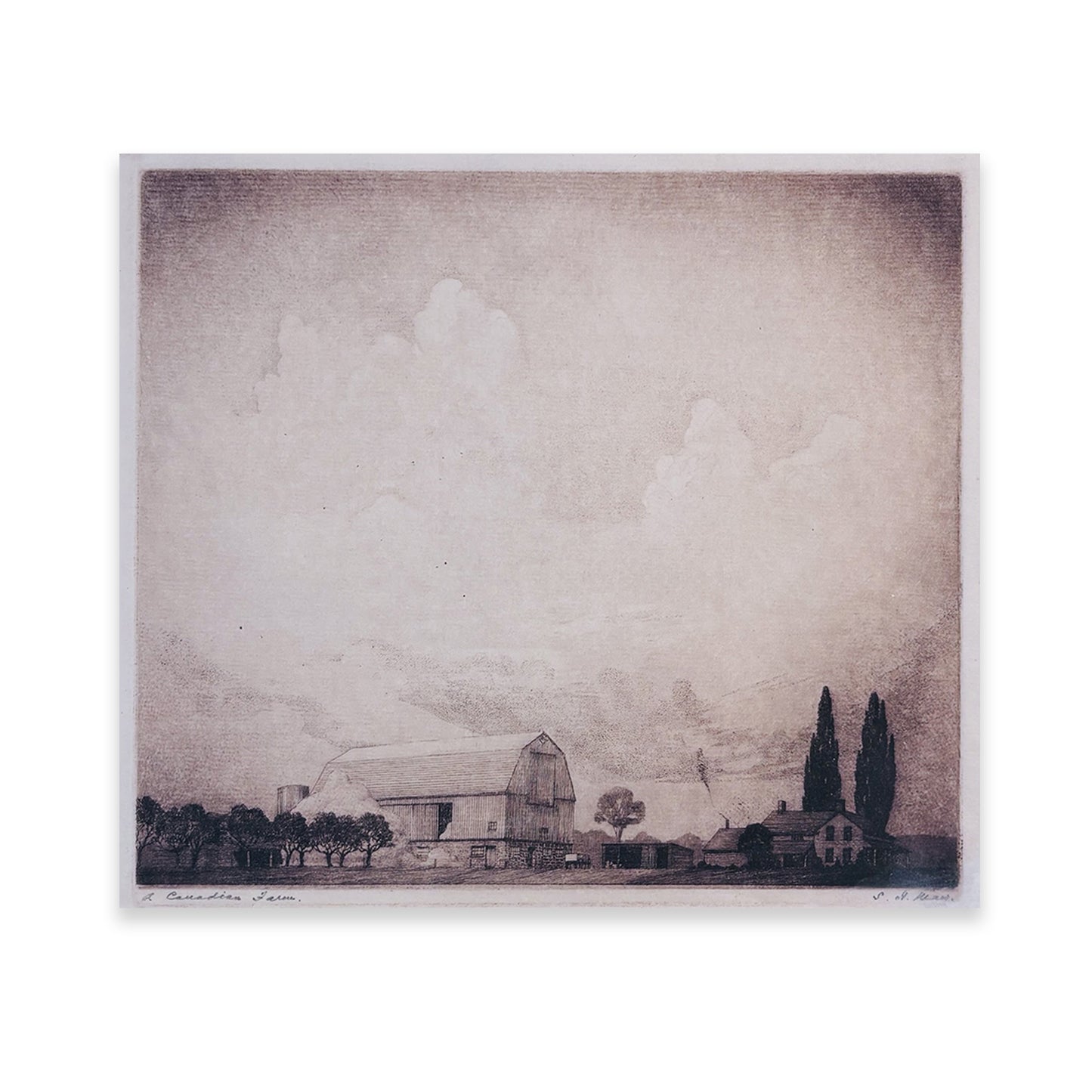 Samuel Herbert Maw - A Canadian Farm - McCanse Art