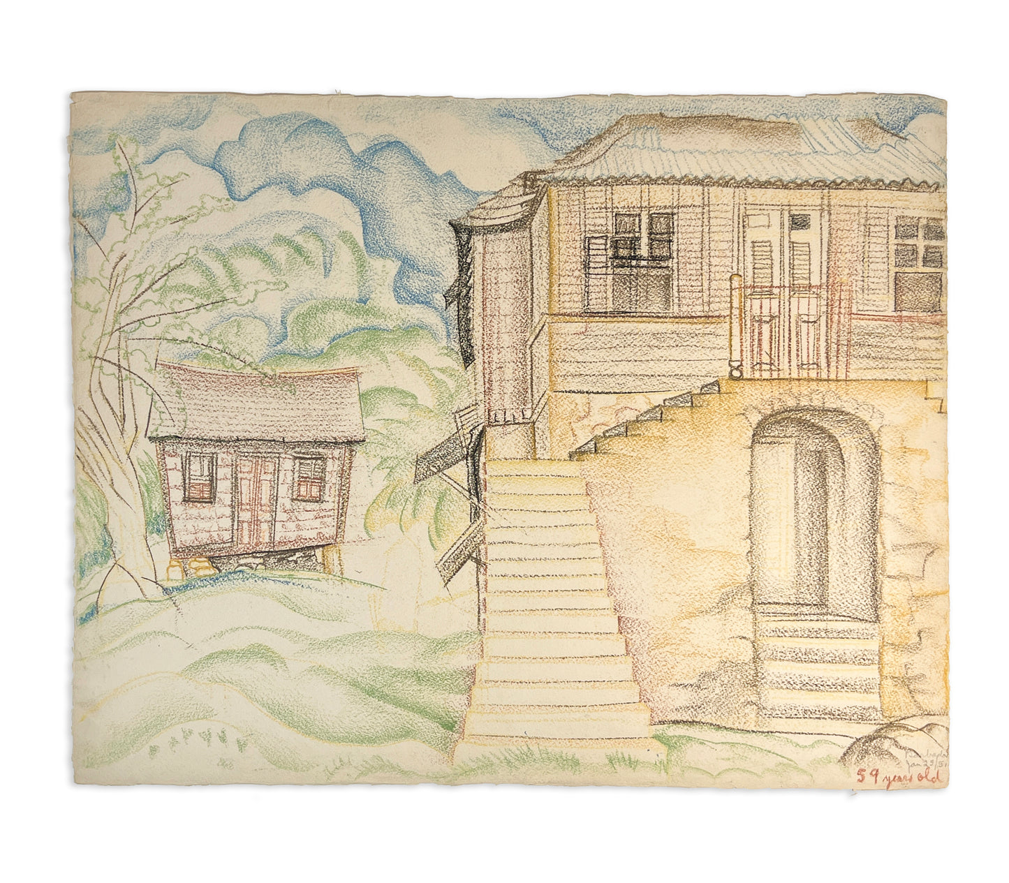 Isabel McLaughlin - Two Houses, Bridgetown, Barbados