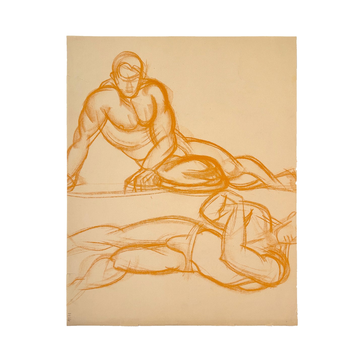 Isabel McLaughlin - Two Male Nudes Reclining