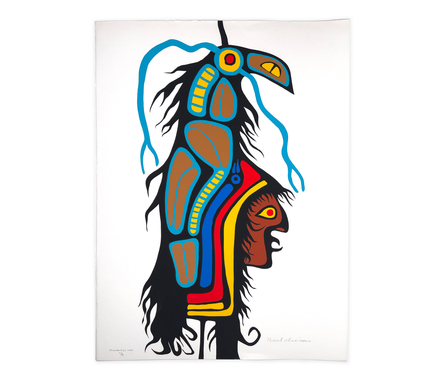 Norval Morrisseau - Thunderbird Man