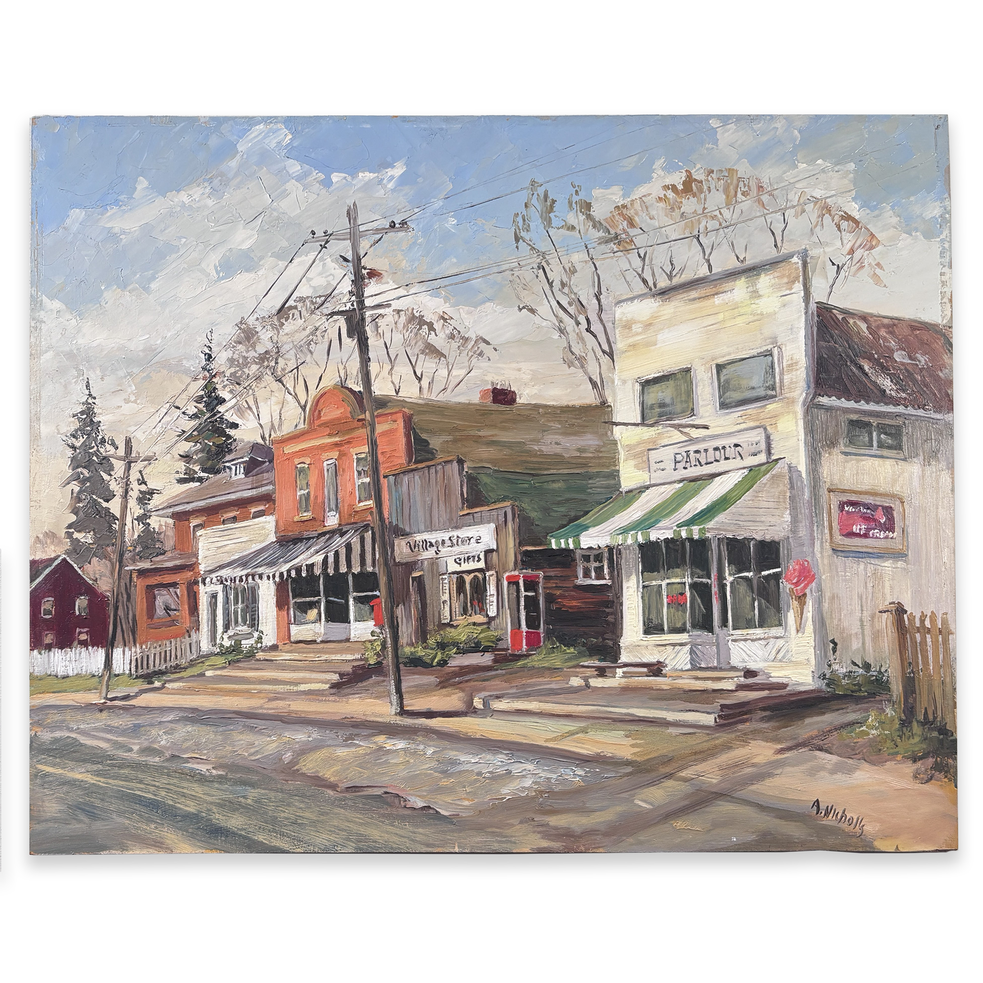 Anne Nicholls - Main Street, Kleinburg, Ontario