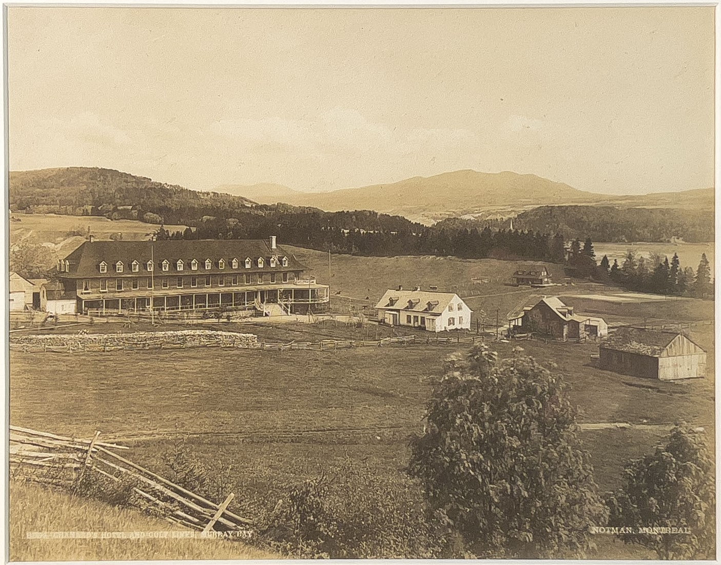 William Notman - Chamard's Hotel and Golf Lines, Murray Bay