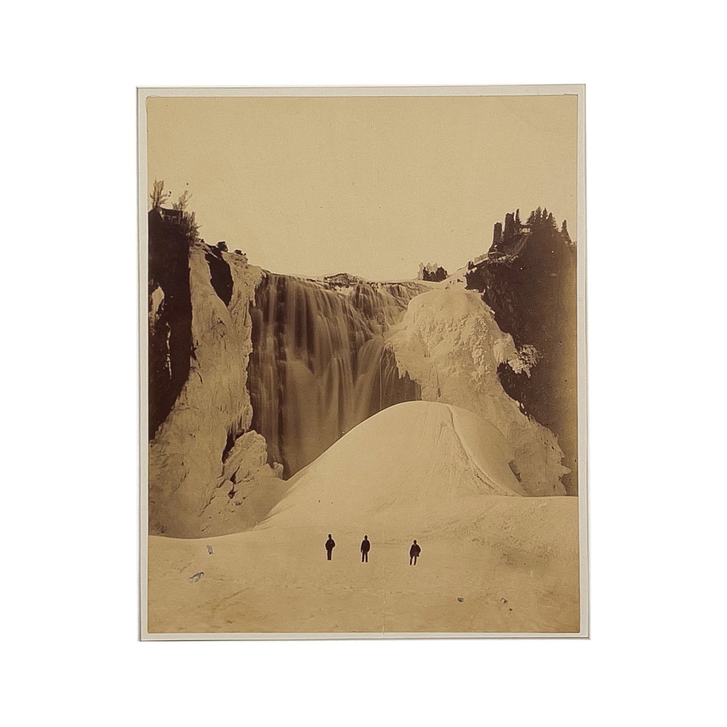 William Notman - Montmorency Falls, in Winter