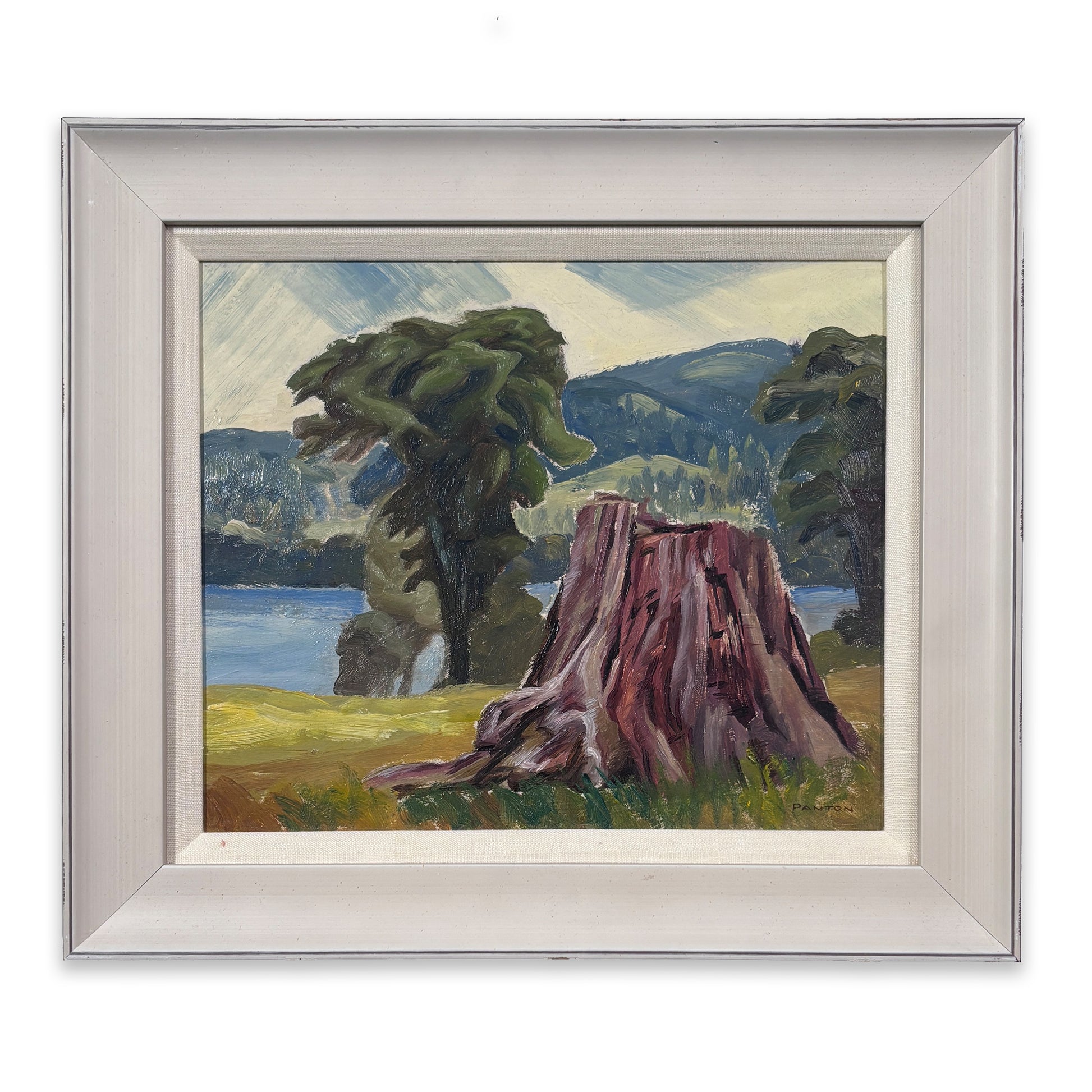 Lawrence Arthur Colley Panton - Sketch of stump by water