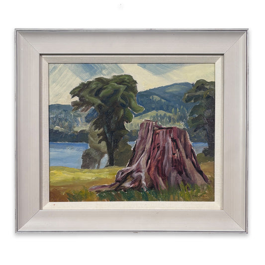 Lawrence Arthur Colley Panton - Sketch of stump by water