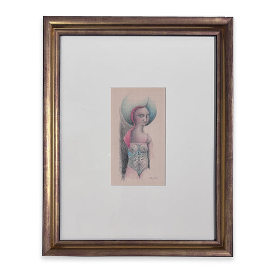 Gary Slipper - Woman with blue hair