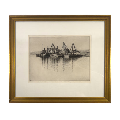 Frederick B. Taylor - Untitled (Tug Boats, Montreal)