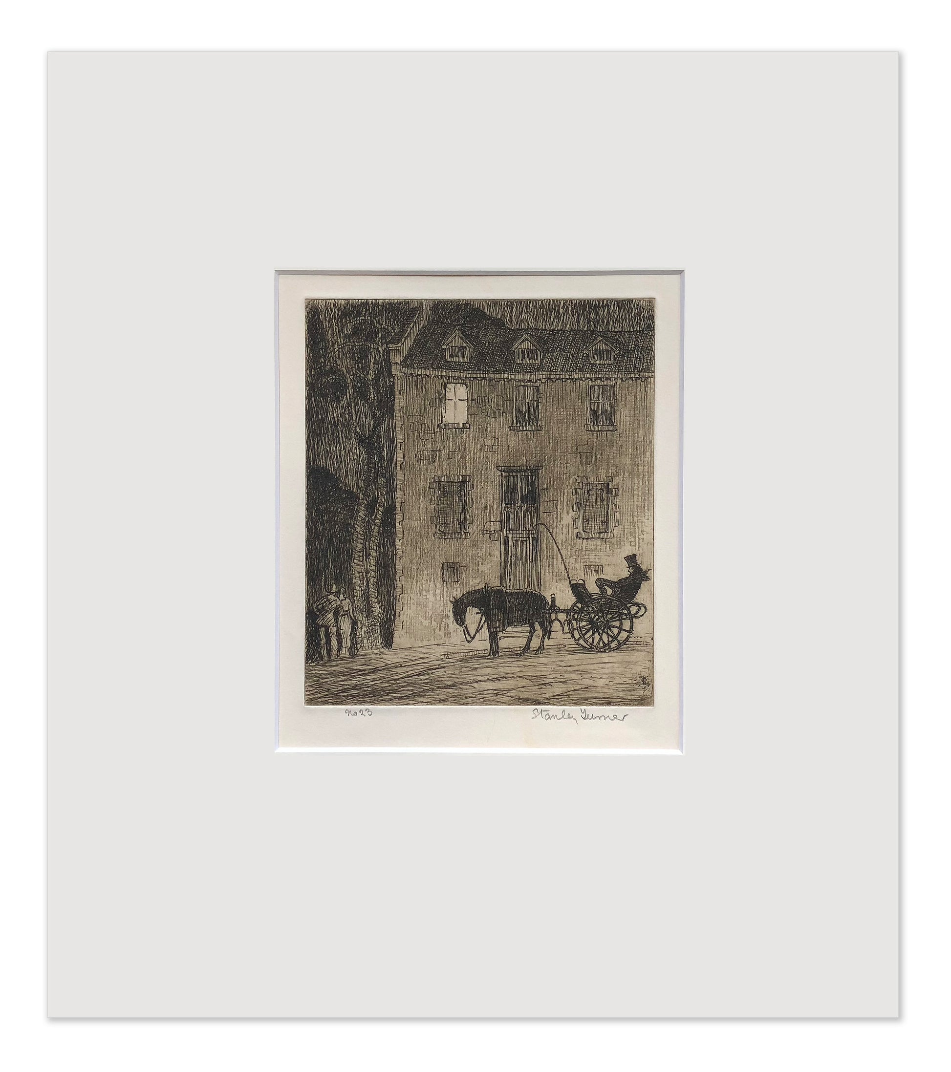 Stanley F. Turner - Untitled, Old Quebec (Horse and Coach)