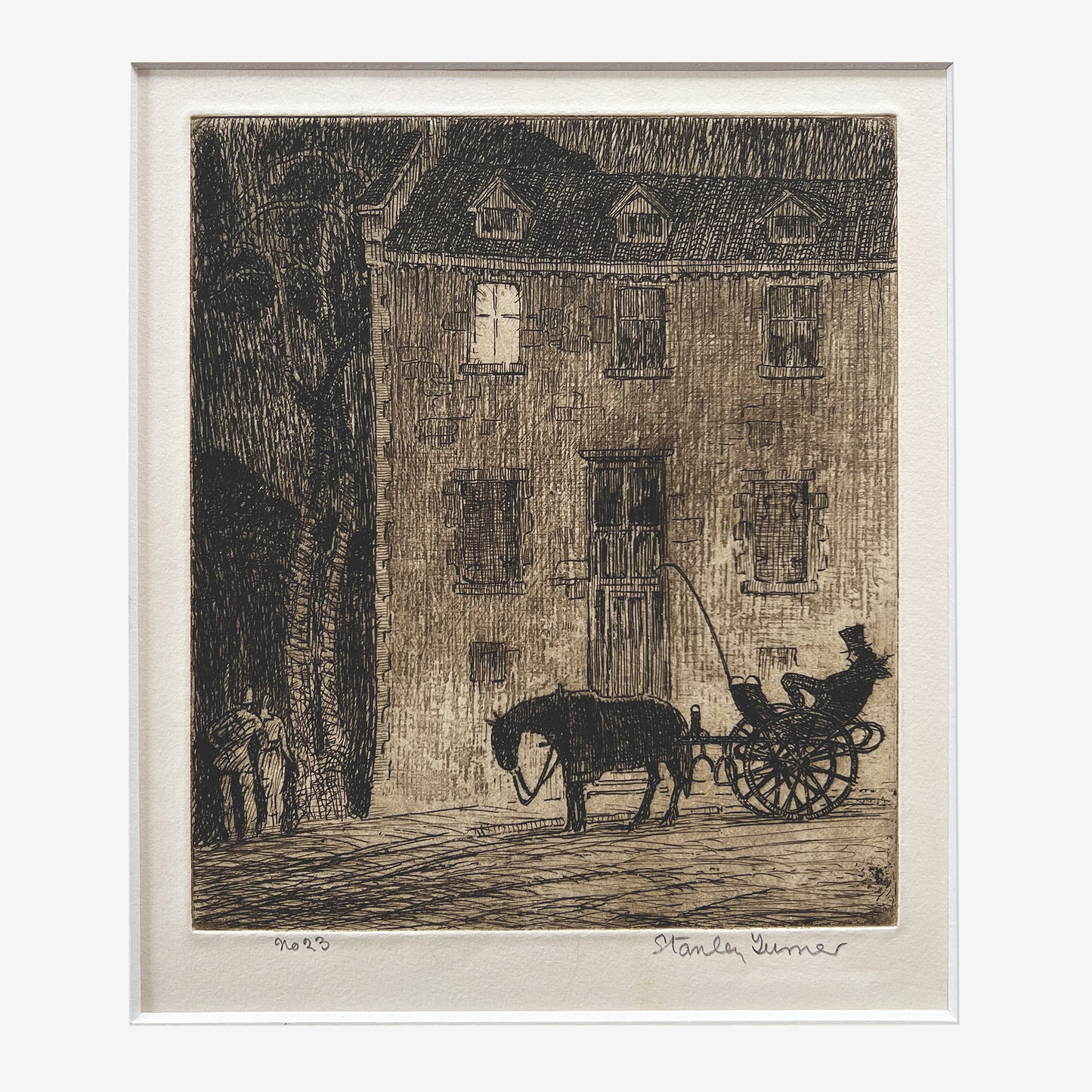 Stanley F. Turner - Untitled, Old Quebec (Horse and Coach)