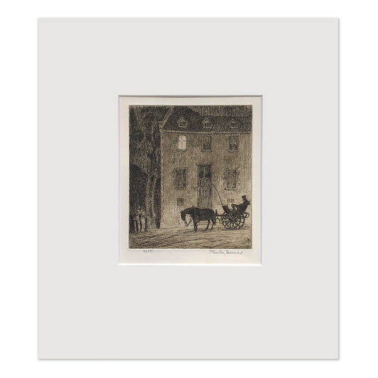 Stanley F. Turner - Old Quebec (Horse and Coach) - McCanse Art