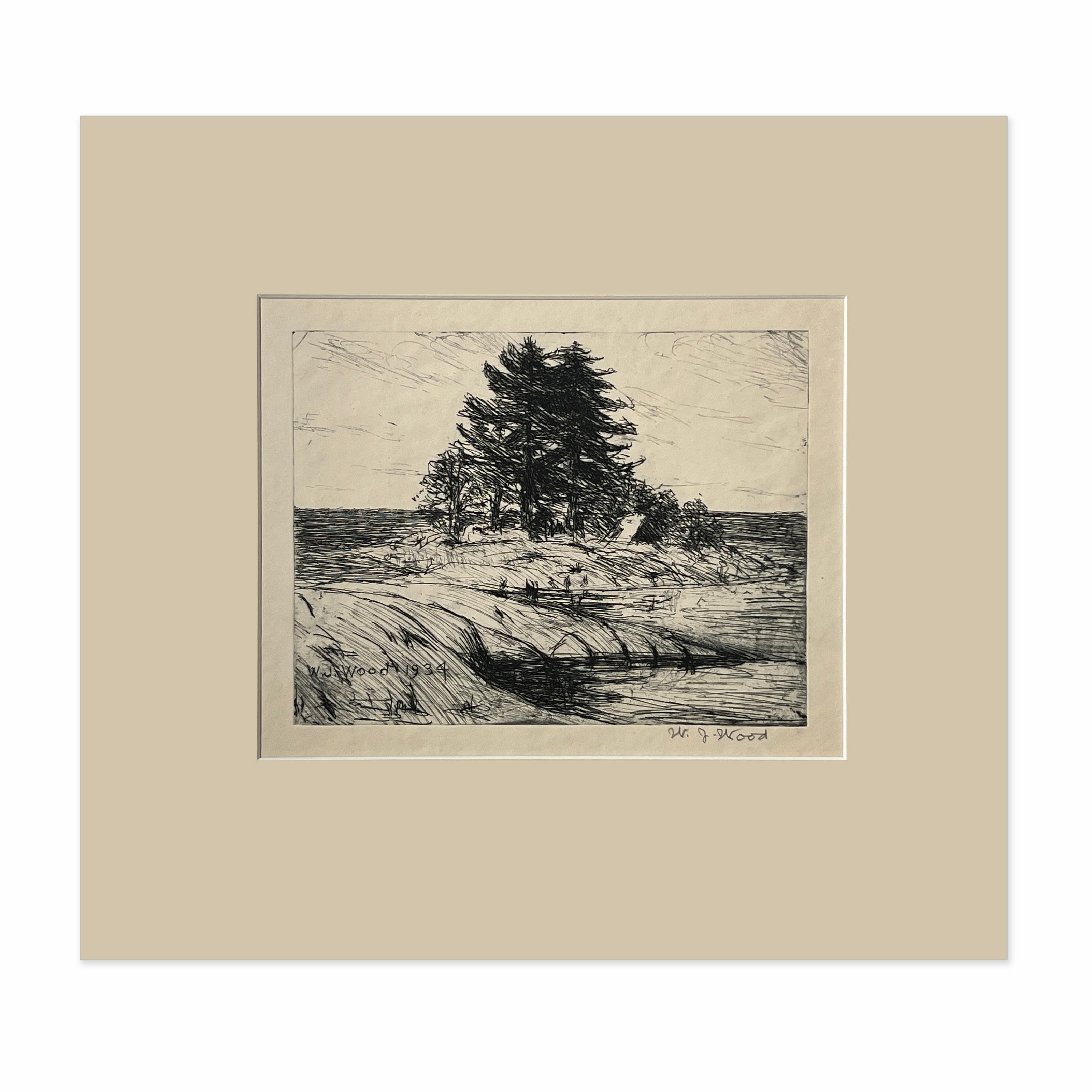 William John Wood - Georgian Bay Landscape - McCanse Art